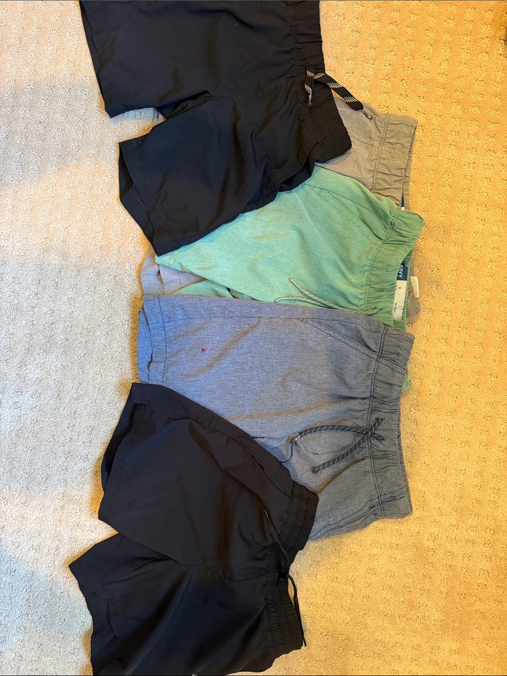 Boys old navy dry wuick Drawstring Shorts - Mint, Light Blue, Navy